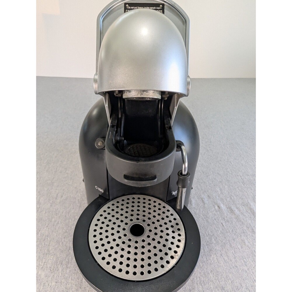 Nespresso C190 Capsule Espresso Machine 19 Bar Black/Silver w/Water Tank - Picture 10 of 15